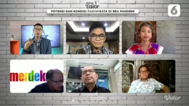 Bincang Editor: Potensi dan Kondisi Pariwisata di Era Pandemi, Selasa (17/11/2020).