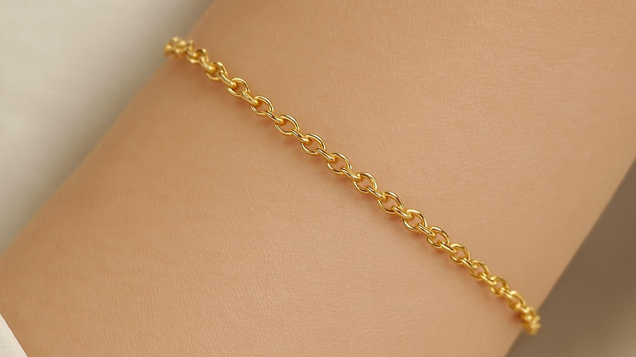 Gelang Rantai Kabel (Cable Chain Bracelet)