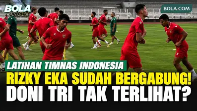 Sebanyak 21 pemain mengikuti latihan Timnas Indonesia di Stadion Madya, Jakarta Pusat, Selasa (22/9/2026), sebagai persiapan menuju FIFA ASEAN Cup 2026. Rizky Eka Pratama yang mendapat panggilan susulan telah bergabung dengan Skuad Garuda. Sementara ...