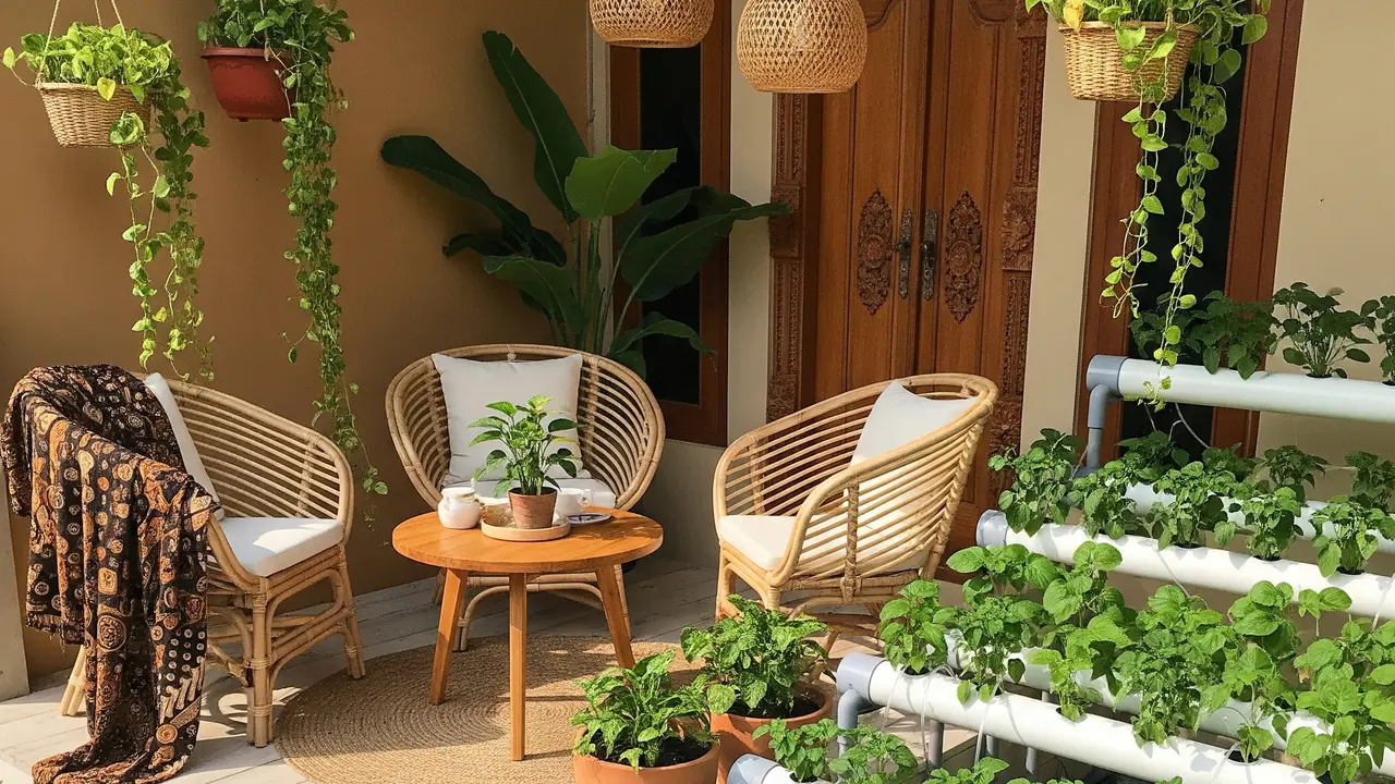 9 Model Teras Rumah Tipe Kecil dengan Taman Buah Mini, Lahan Sempit Jadi Kebun Produktif