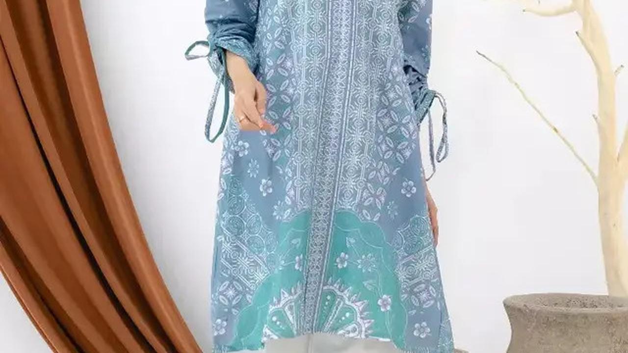 Model Baju Batik Tunik Kantoran Terbaru untuk 2025, Fashionable dan Kekinian