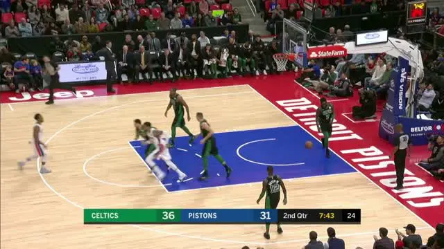 Berita video game recap NBA 2017-2018 antara Boston Celtics melawan Detroit PIston dengan skor 91-81.