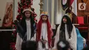 Misa Natal terakhir digelar pada pukul 17.00. Misa Sore ini digelar secara daring dan luring, yang akan dipimpin oleh Romo Albertus Hani Rudi Hartoko. (Liputan6.com/Angga Yuniar)