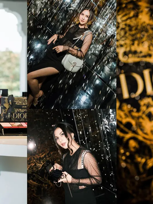 Mengadiri acara Dior, Jessica Mila kenakan atasan transparan dengan rok slit. Outfit yang effortless untuk turun ke lantai dansa [@jscmila]