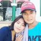 Foto terakhir bersama korban dengan kalimat romantis tersangka (Liputan6.com/Nefri Inge)