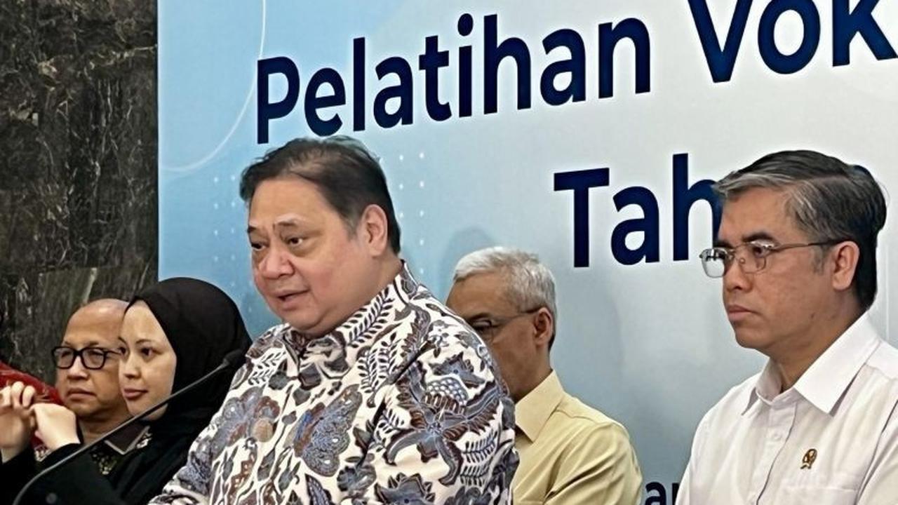 Airlangga Dorong Pelatihan Vokasi Nasional untuk Angkatan Kerja Muda, Siapkan SDM Unggul 2045