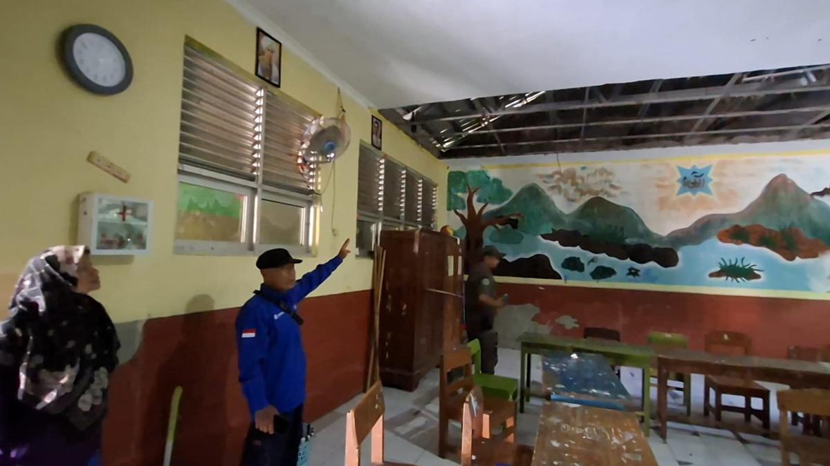 Gempa Pacitan Sebabkan Rumah Warga dan Talut Sekolah di Gunungkidul Ambrol