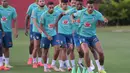 Timnas Brasil terus menunjukkan peningkatan performa di Kualifikasi Piala Dunia 2026 zona Conmebol. (Nelson ALMEIDA/AFP)