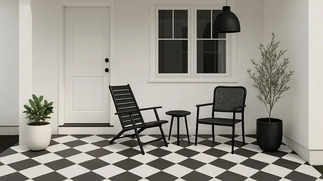 Model Teras Rumah Sederhana Bernuansa Putih