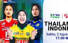 Siaran Langsung SEA V League 2025: Indonesia vs Thailand di Vidio