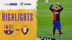 Berita video highlights laga pekan ke-11 Liga Spanyol 2020/2021 antara Barcelona melawan Osasuna yang berakhir dengan skor 4-0, Minggu (29/11/2020) malam hari WIB.
