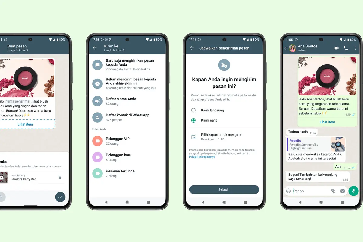 Fitur baru WhatsApp Business yang mampu menghubungkan pebisnis lebih banyak pelanggan