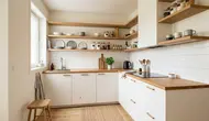 7 Desain Dapur Kecil dengan Rak Terbuka agar Terlihat Lega, Tetap Rapi dan Tampak Estetik