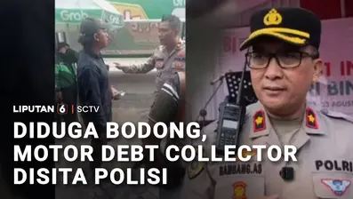 Aksi dua orang debt collector menarik paksa motor milik ojol perempuan di Jalan W. R. Supratman, Pondok Ranji, Ciputat Timur, Tangerang Selatan, berujung viral. Bukannya membawa motor ojol, dua motor para penagih utang itu justru disita polisi karena...