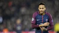 3. Neymar (Paris Saint-Germain) - 91,5 juta euro. (AFP/Christophe Simon)