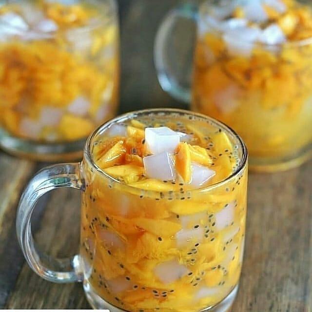 Resep Es Serbat Mangga/instagram: @echi_raffani2016