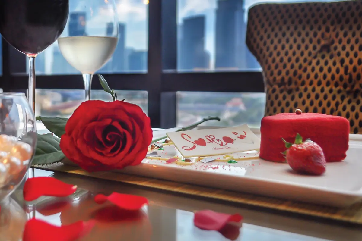 Makan malam di Hari Valentine