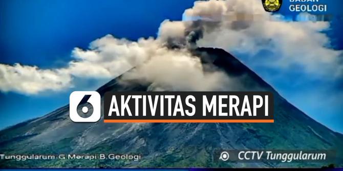 VIDEO: Dalam Semalam Merapi Semburkan 8 Kali Awan Panas