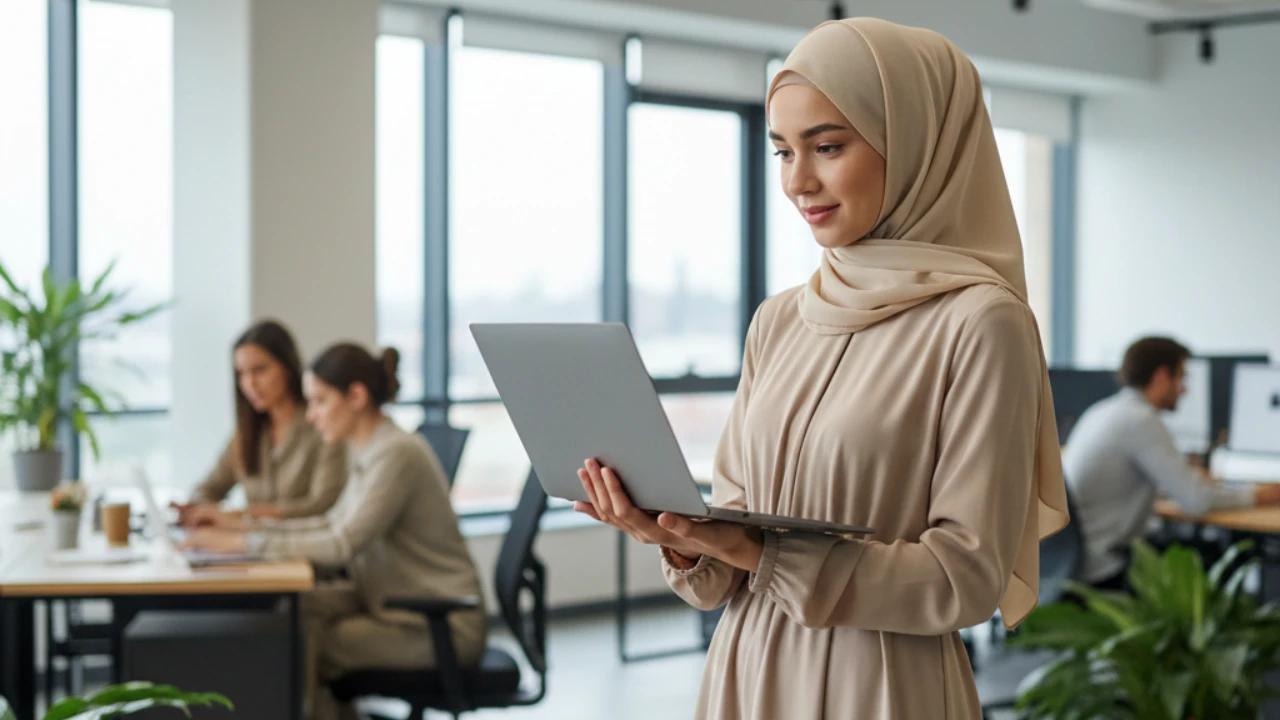 5 Warna Basic Gamis Kantor Minimalis yang Mudah Dipadu-padankan Sepanjang Minggu