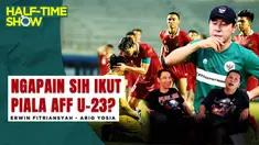 Berita video Half Time Show. Polemik kompetisi Piala AFF yang kerap bentrok dengan jadwal BRI Liga 1