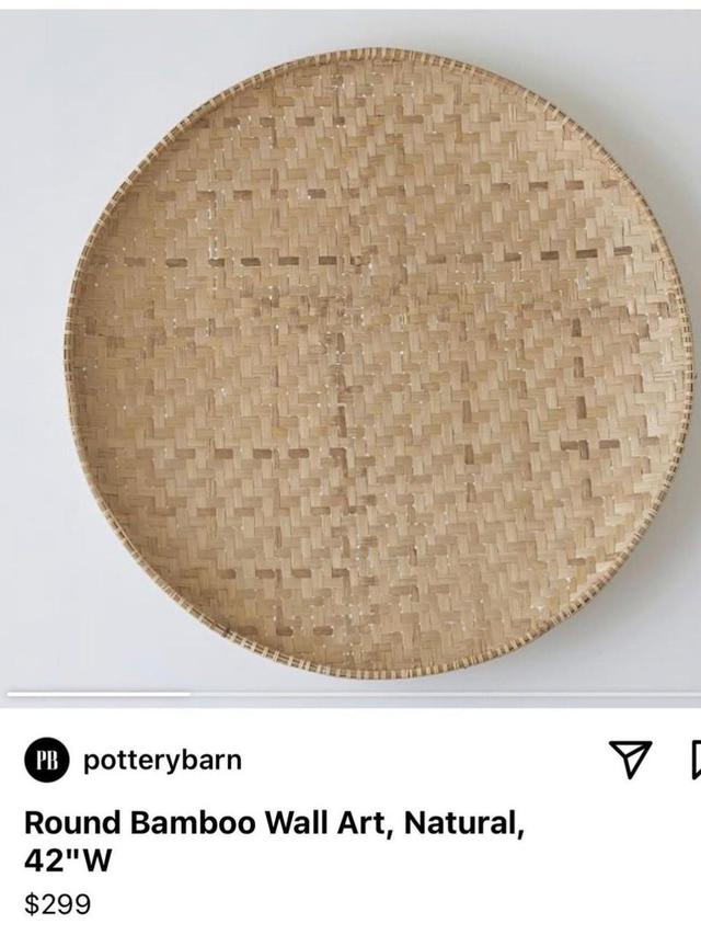 Viral Tampah Bambu untuk Dekorasi Rumah Dijual Seharga Rp4,3 Juta