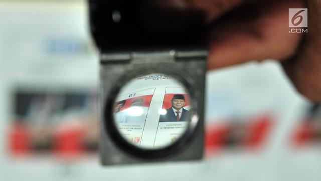 Pencetakan Perdana Surat Suara Pilpres 2019