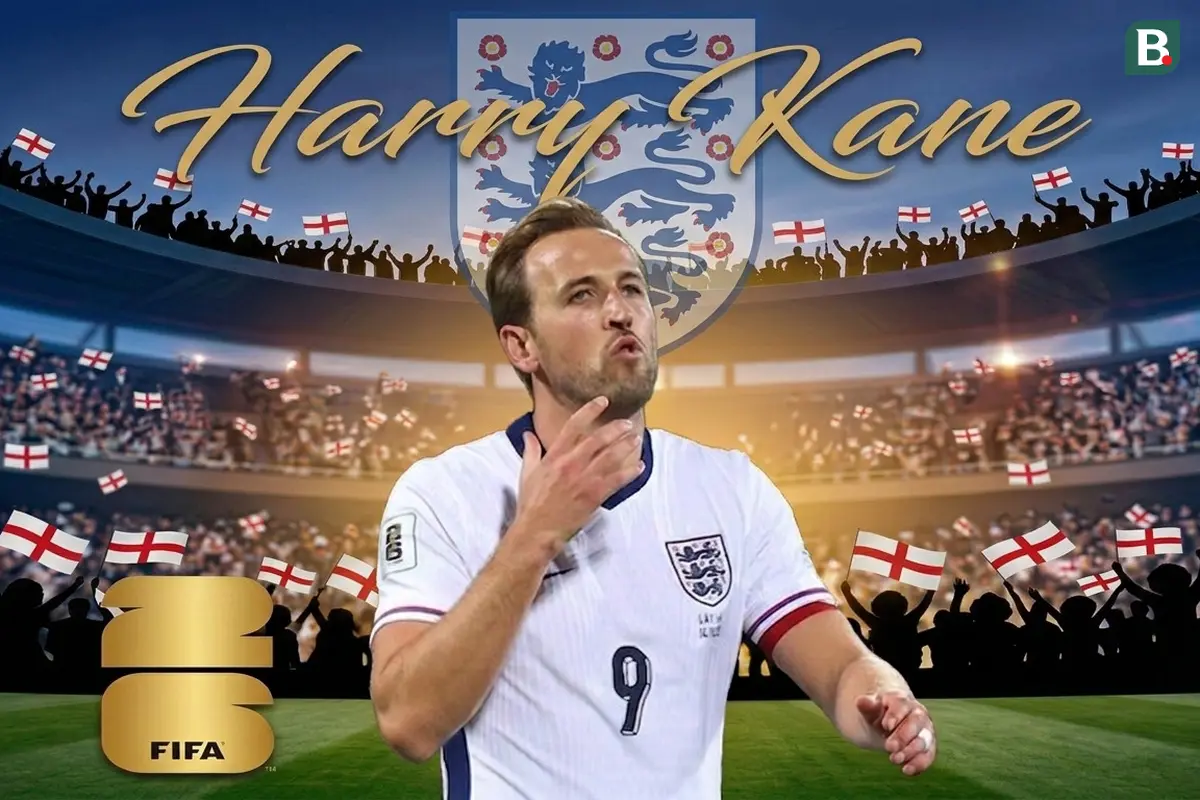 Ilustrasi Harry Kane di Timnas Inggris. (Bola.com/AFP/Gemini)