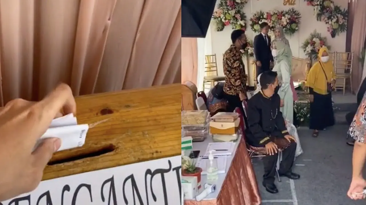 Viral Pria Ini Sumbang Amplop di Kondangan Teman dan Minta Kembalian, Bikin Geleng Kepala