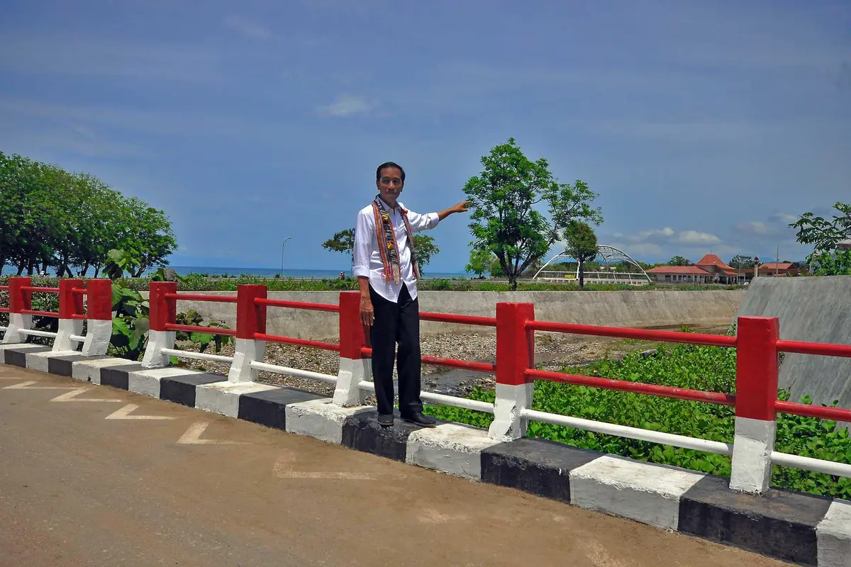 Jokowi Kunjungi Perbatasan Indonesia - Timor Leste