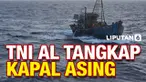 Melalui akun Instagramnya, TNI Angkatan Laut (AL) membagikan detik-detik penangkapan kapal asing berbendera Vietnam di Laut Natuna Utara, Selasa (11/01). Dalam video dan foto yang diunggah, diketahui kapal ini tidak memiliki izin untuk masuk dan mema...