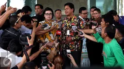 Komnas HAM meminta bantuan KPK untuk melakukan pengusutan dugaan disclaimer atau penyelewengan anggaran Komnas HAM terkait laporan BPK beberapa waktu lalu, Jakarta, Rabu (2/11). (Liputan6.com/Johan Tallo)