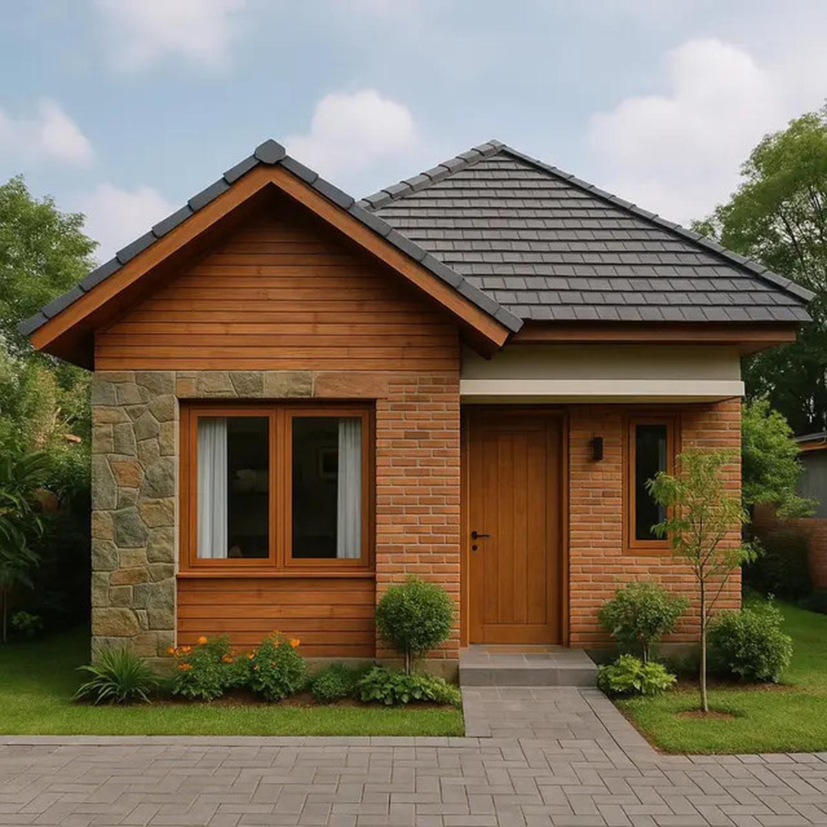 8 Model Rumah 6x9 Atap Kombinasi Pelana dan Limas, Desain Hunian Modern dan Elegan di 2025
