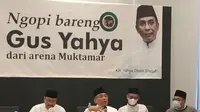 Gus Yahya mengajak warga se-Indonesia untuk ikut kegiatan 1 Juta Vaksin Booster (Dok. Humas PBNU / Liputan6.com)