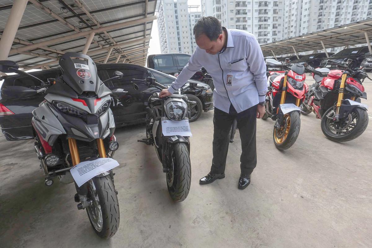 FOTO: Ducati MilikNoel  Masuk Daftar Lelang Aset Rampasan KPK