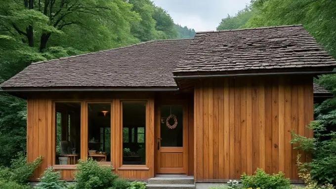 Ilustrasi Rumah Sederhana dan Estetik (Sumber Gambar: Meta AI)