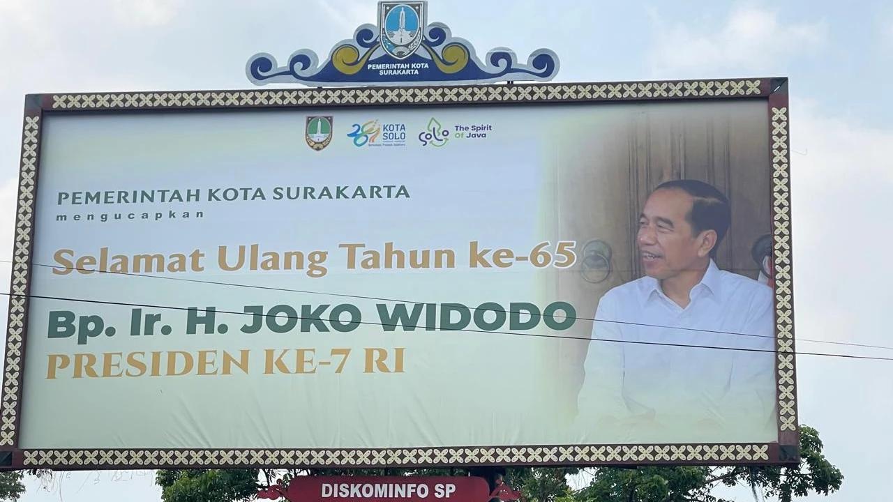 Gerindra Kecewa Pemkot Solo Pasang Baliho Ulang Tahun Jokowi: Kenapa Ketika Prabowo Tidak Ada Ucapan?