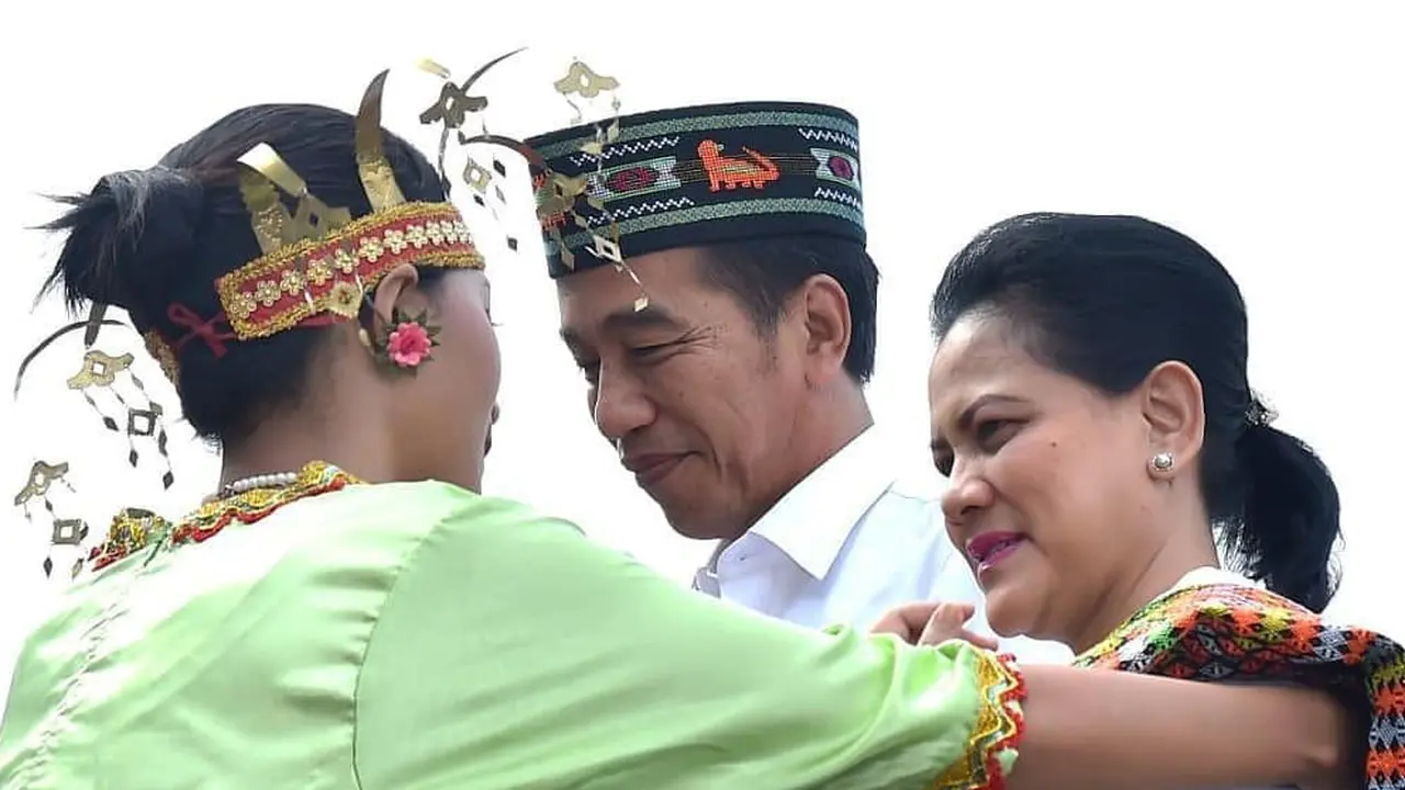 Presiden Jokowi dan Ibu Negara Iriana