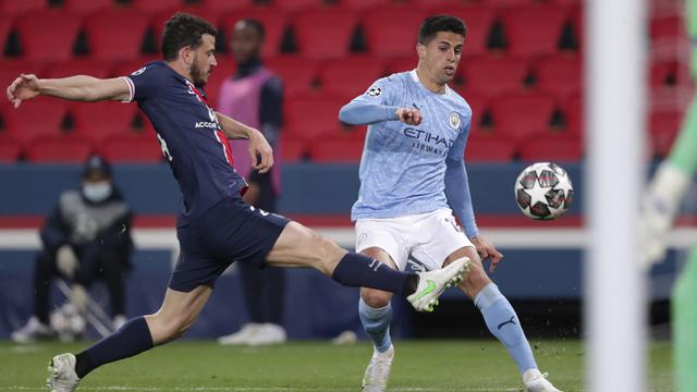 FOTO: Manchester City Comeback, Bungkam PSG 2-1 - Alessandro Florenzi; Joao Cancelo