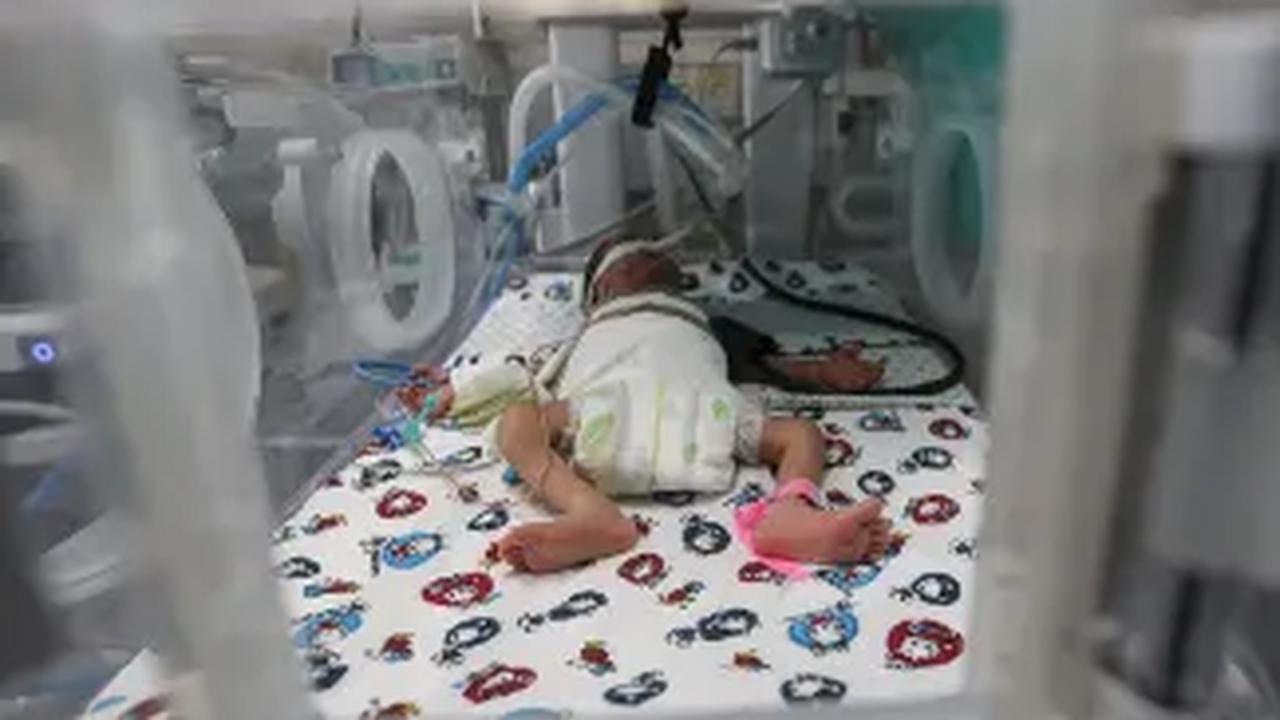 Kepala unit neonatal Dr Nasser Bulbul mengatakan, hal tersebut merupakan simbol "kemenangan melawan agresi Israel yang buruk ini".