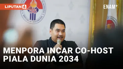 VIDEO: Incar Posisi Tuan Rumah Piala Dunia 2034, Menpora: Minimal Jadi Co-host