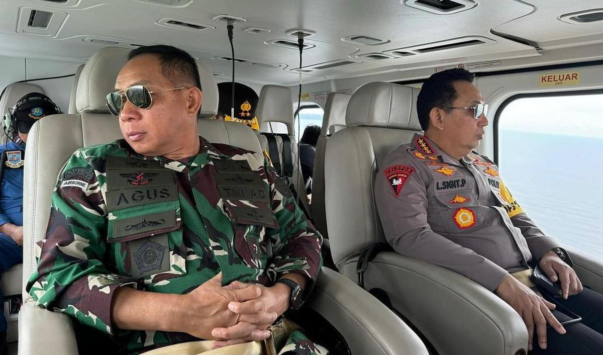 Potret Kapolri dan Panglima TNI