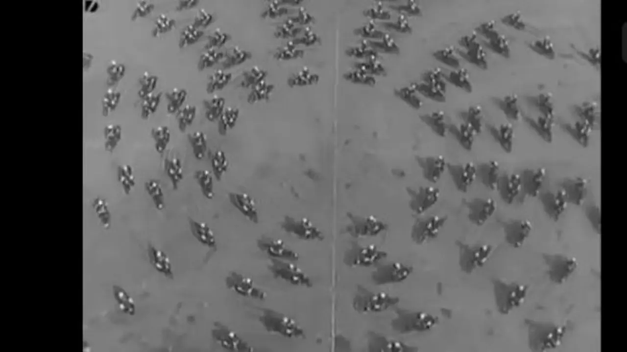 Atraksi Motor Polisi Italia Sudah Gokil Sejak 1950