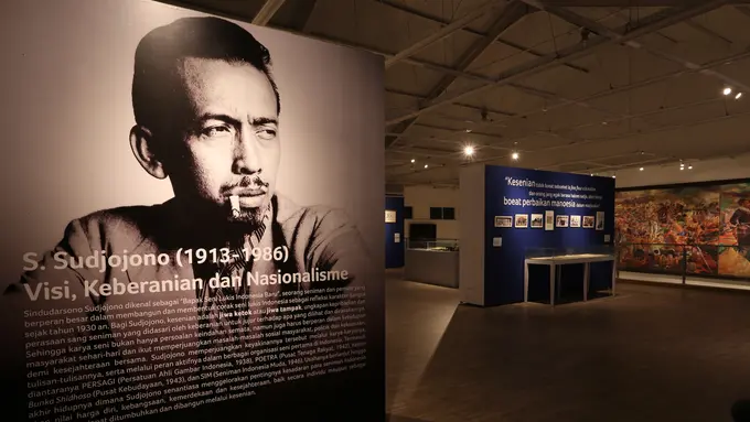 Menilik Sejarah Indonesia Lebih Dalam Lewat Sketsa Lukisan Karya S. Sudjojono pada Pameran Mukti Negeriku