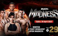 Saksikan BYON Madness di Vidio, 2 Atlet Indonesia Berusaha Raih Sabuk Juara