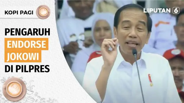 Presiden Joko Widodo menyebut pemimpin masa depan berciri kerutan di wajah dan berambut putih. Benarkah endorse Jokowi ini ditujukan bagi Ganjar Pranowo? Lantas, seberapa besar sebenarnya pengaruh endorse Jokowi pada pilihan masyarakat untuk pilpres ...