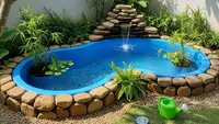 6 Desain Kolam Ikan dari Bak Fiber untuk Anak Belajar Pelihara Ikan, Aman dan Menyenangkan