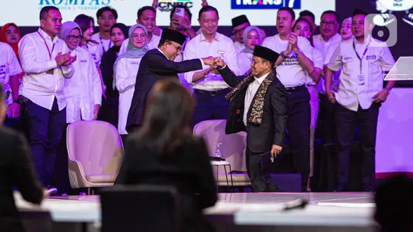 Selain pemaparan visi-misi, disediakan dua segmen untuk menjawab pertanyaan yang disusun oleh panelis. (Liputan6.com/Faizal Fanani)