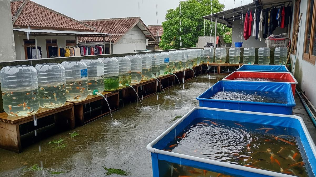 Budidaya Ikan Hias di Teras saat Musim Hujan, Ini 4 Tantangan dan Solusinya