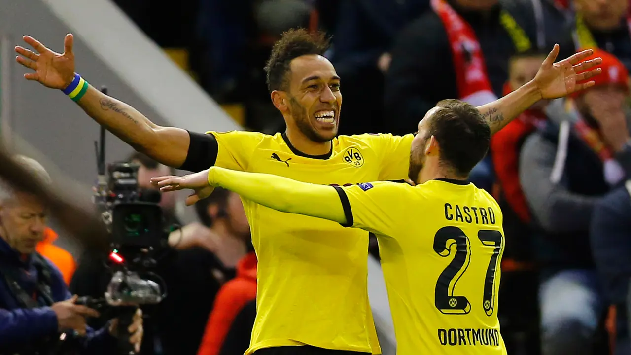 Penyerang Borussia Dortmund, Pierre-Emerick Aubameyang