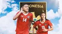 Timnas Indonesia - Fajar Fathur Rahman dan Alfeandra Dewangga (Bola.com/Adreanus Titus)